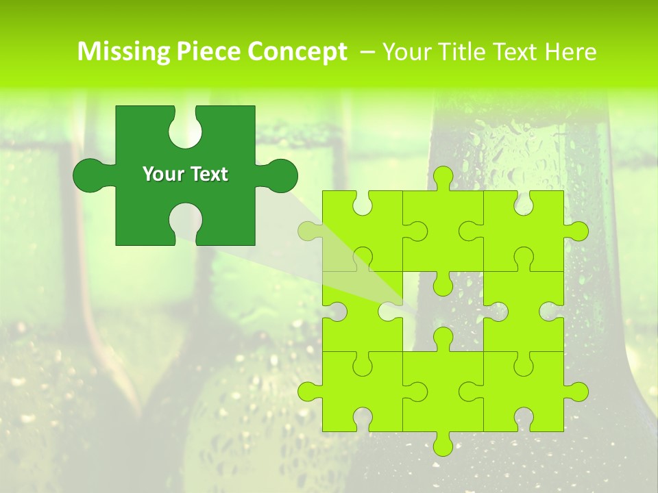 Wet Alcohol Fridge PowerPoint Template