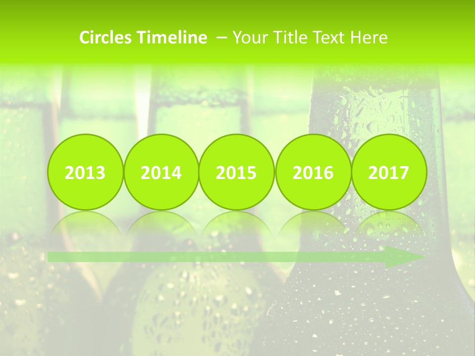 Wet Alcohol Fridge PowerPoint Template