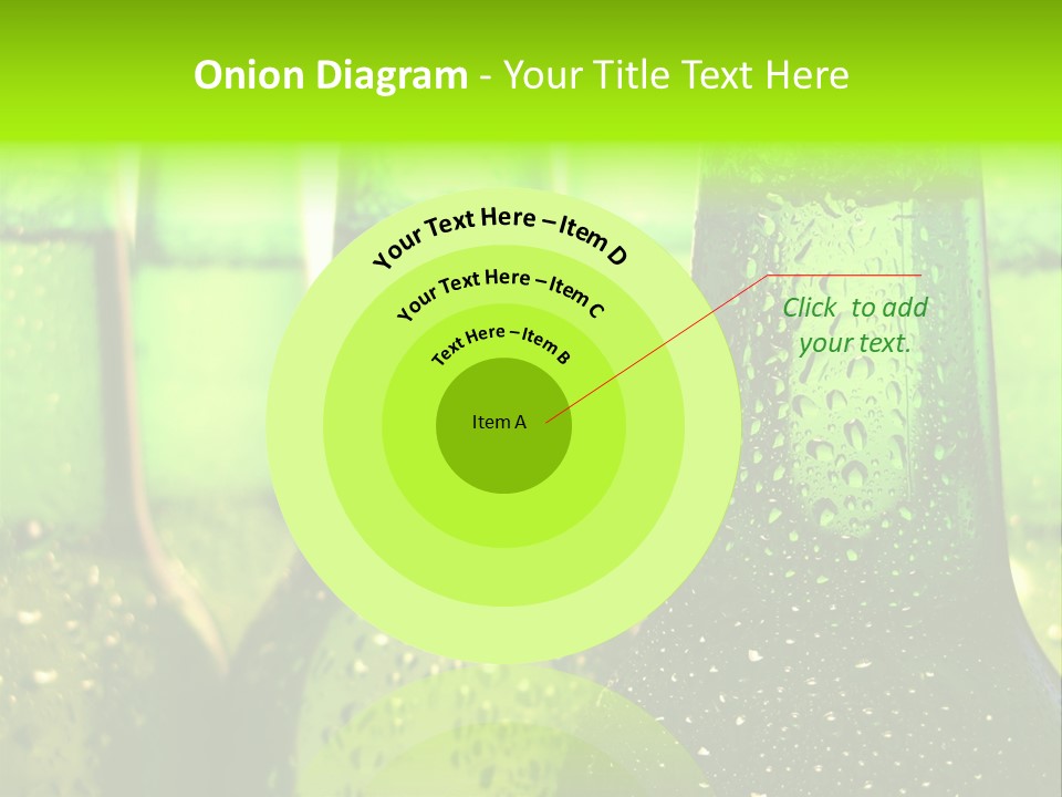 Wet Alcohol Fridge PowerPoint Template