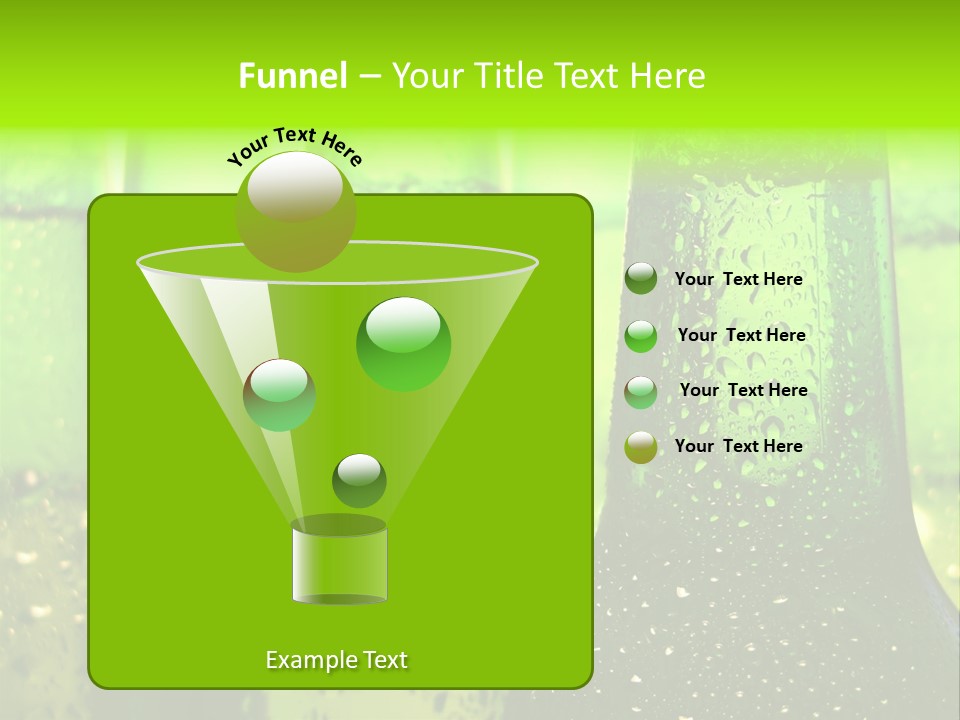 Wet Alcohol Fridge PowerPoint Template