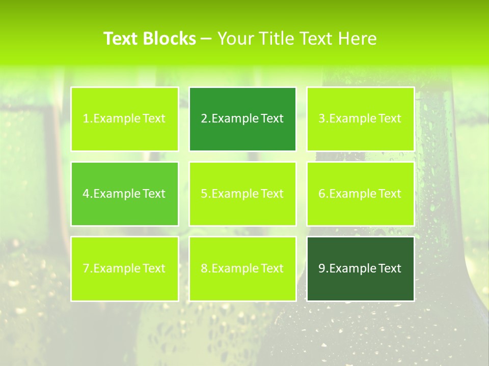 Wet Alcohol Fridge PowerPoint Template