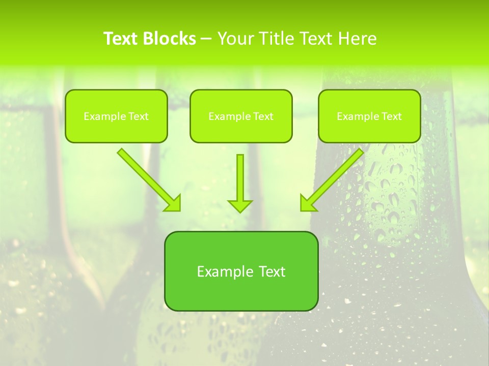 Wet Alcohol Fridge PowerPoint Template