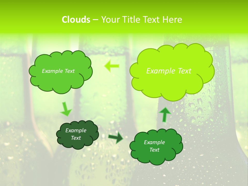 Wet Alcohol Fridge PowerPoint Template