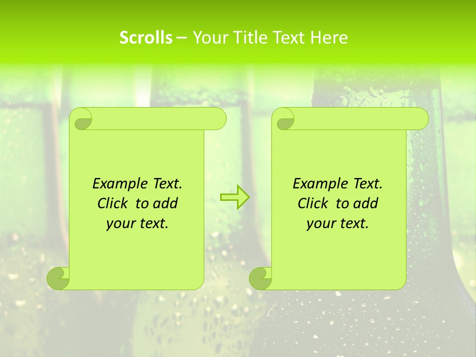 Wet Alcohol Fridge PowerPoint Template