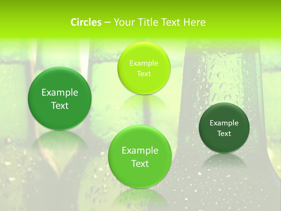 Wet Alcohol Fridge PowerPoint Template