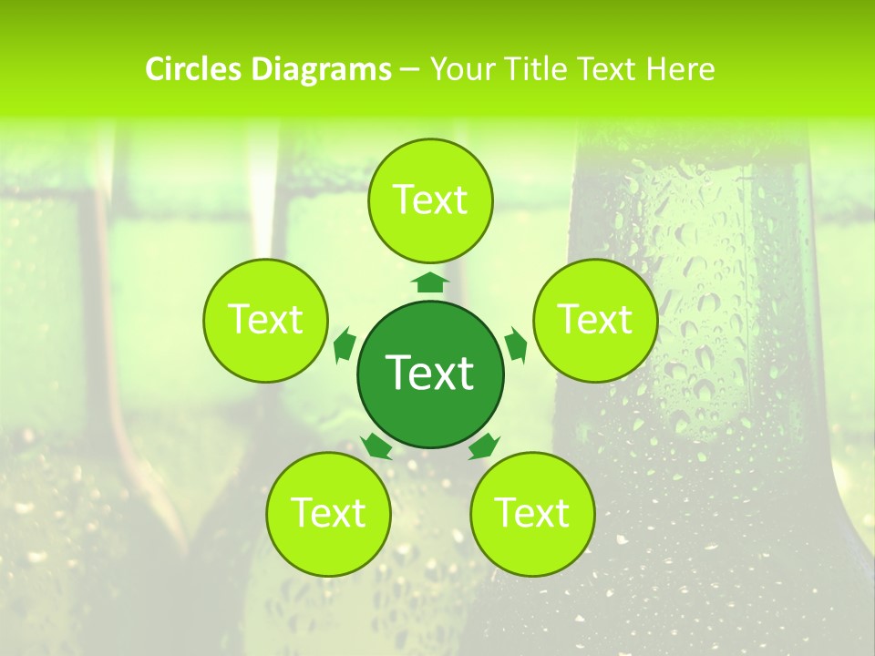 Wet Alcohol Fridge PowerPoint Template