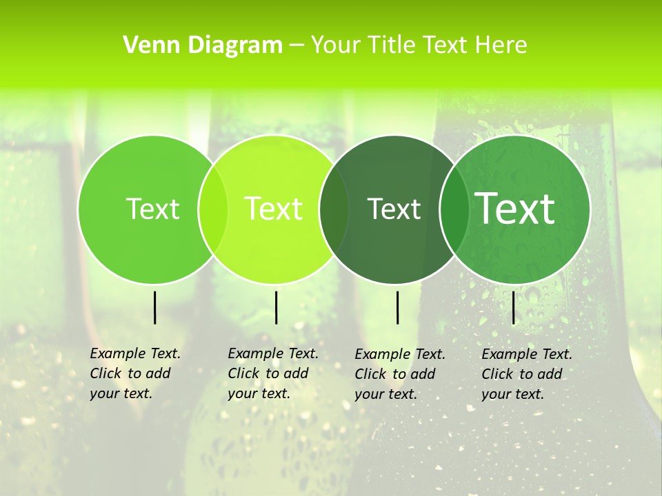 Wet Alcohol Fridge PowerPoint Template