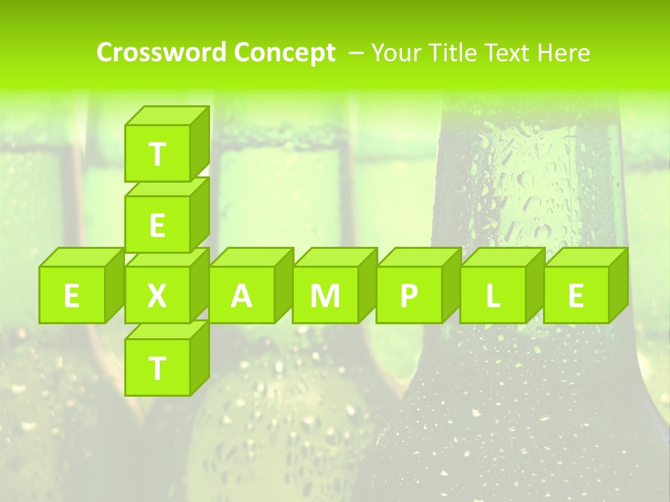 Wet Alcohol Fridge PowerPoint Template