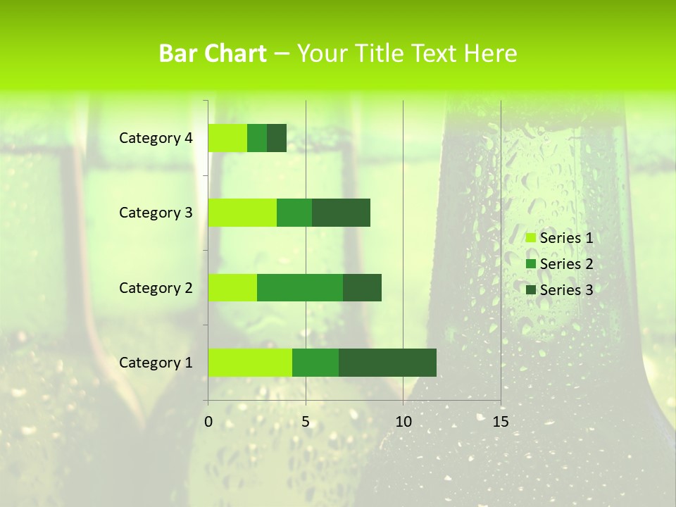 Wet Alcohol Fridge PowerPoint Template