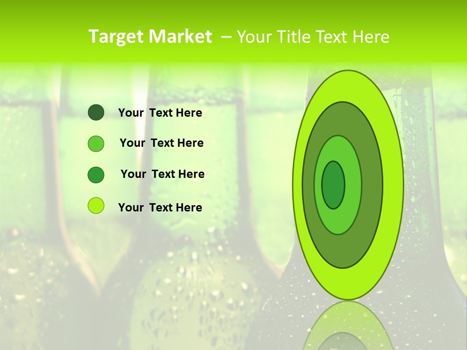 Wet Alcohol Fridge PowerPoint Template