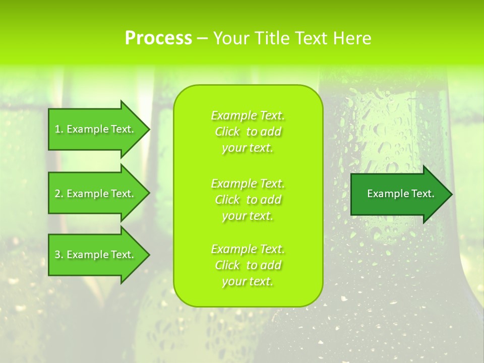 Wet Alcohol Fridge PowerPoint Template