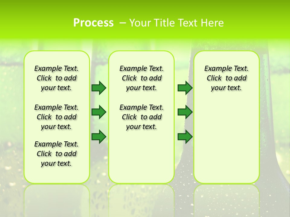 Wet Alcohol Fridge PowerPoint Template
