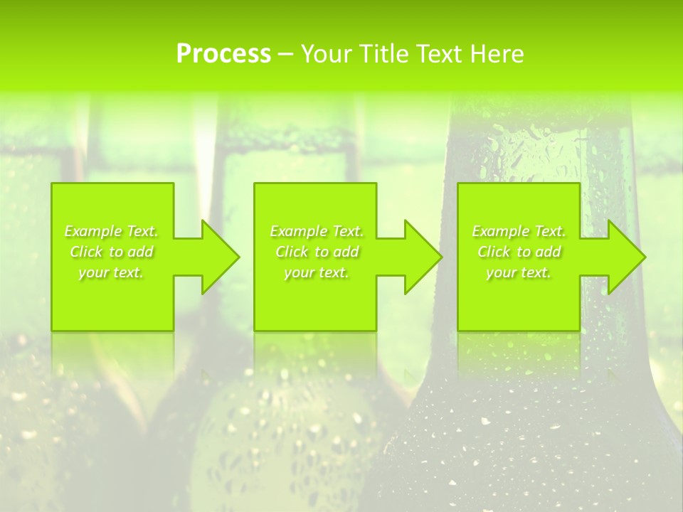 Wet Alcohol Fridge PowerPoint Template