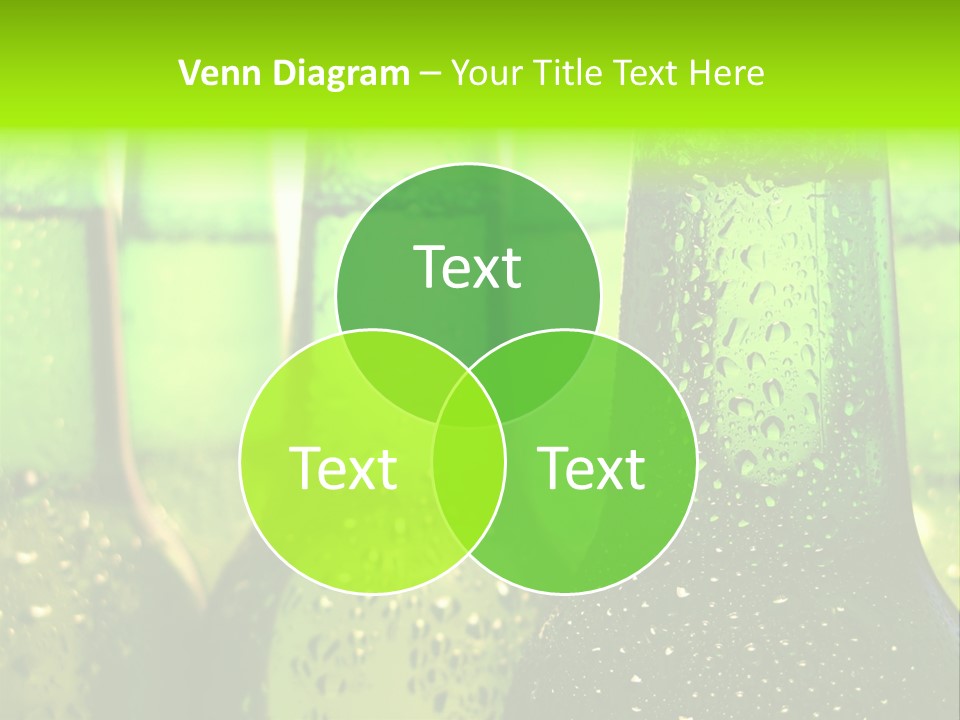 Wet Alcohol Fridge PowerPoint Template