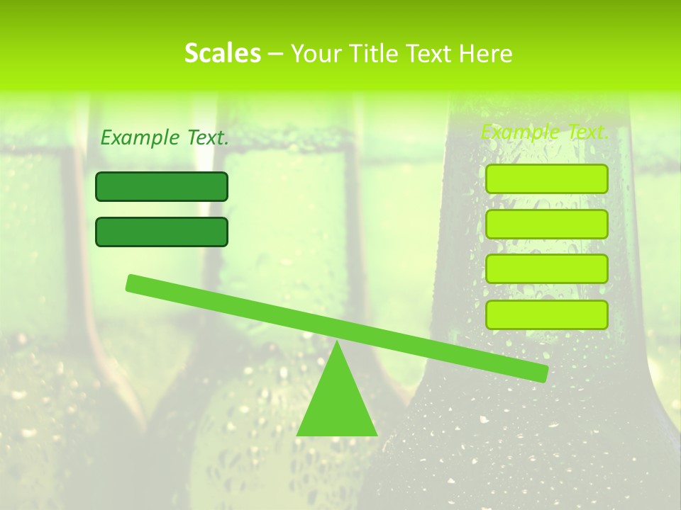 Wet Alcohol Fridge PowerPoint Template