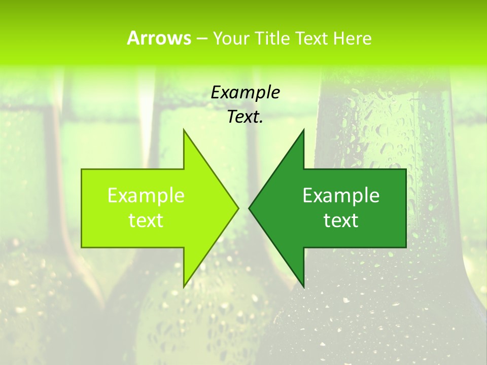 Wet Alcohol Fridge PowerPoint Template