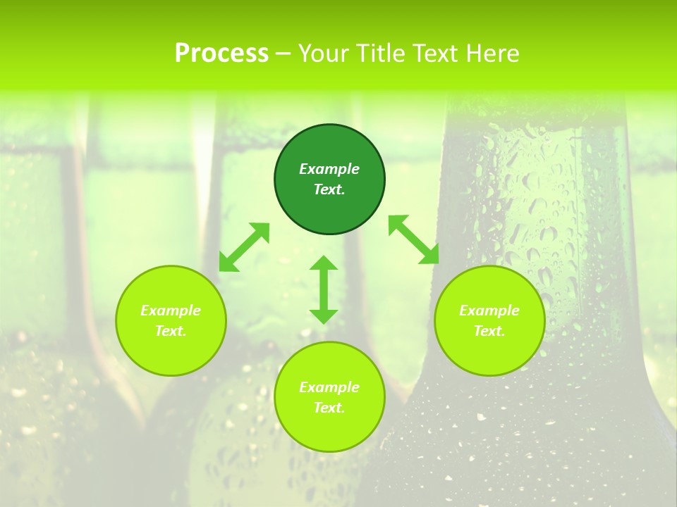 Wet Alcohol Fridge PowerPoint Template