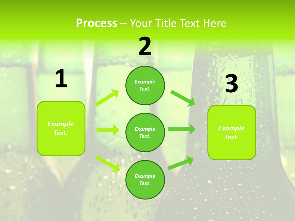 Wet Alcohol Fridge PowerPoint Template