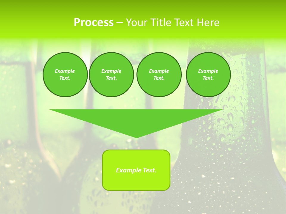 Wet Alcohol Fridge PowerPoint Template