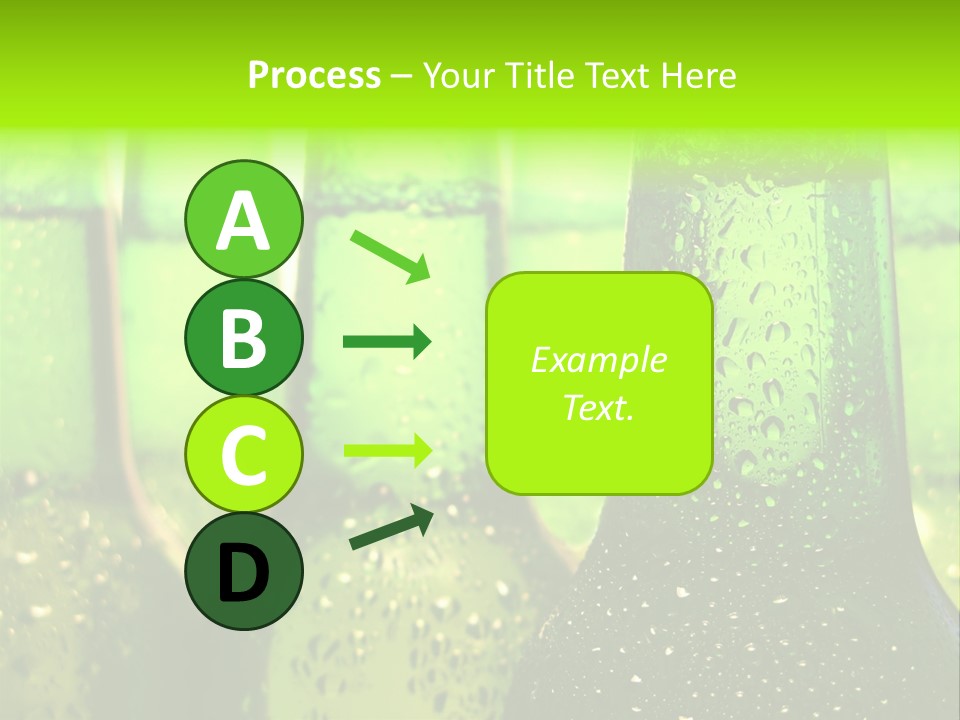 Wet Alcohol Fridge PowerPoint Template