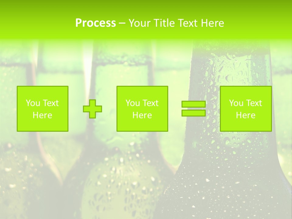 Wet Alcohol Fridge PowerPoint Template