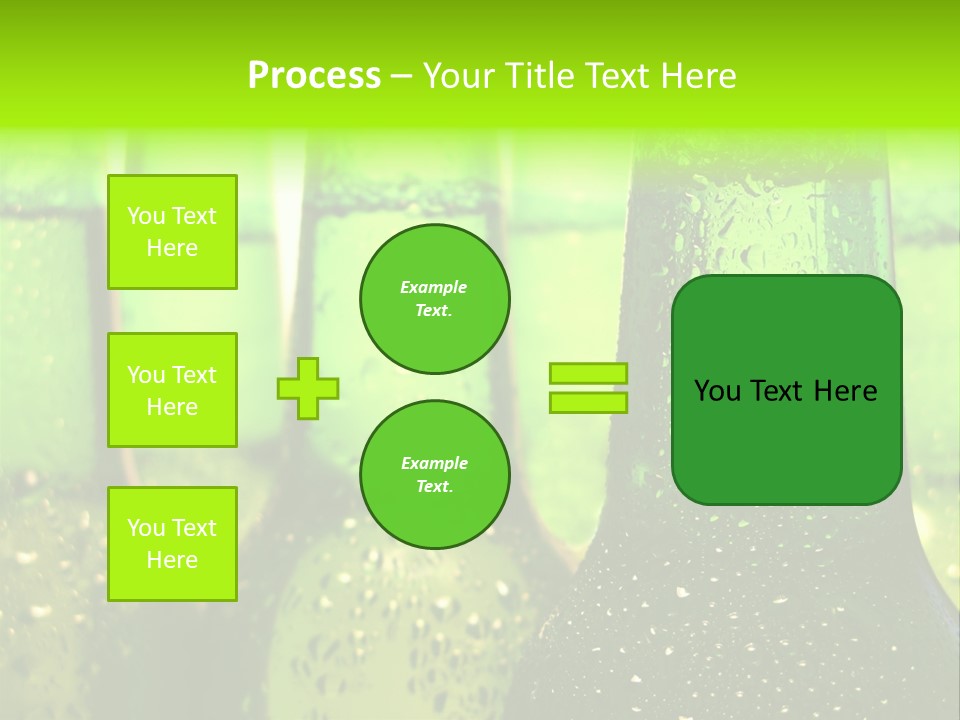 Wet Alcohol Fridge PowerPoint Template