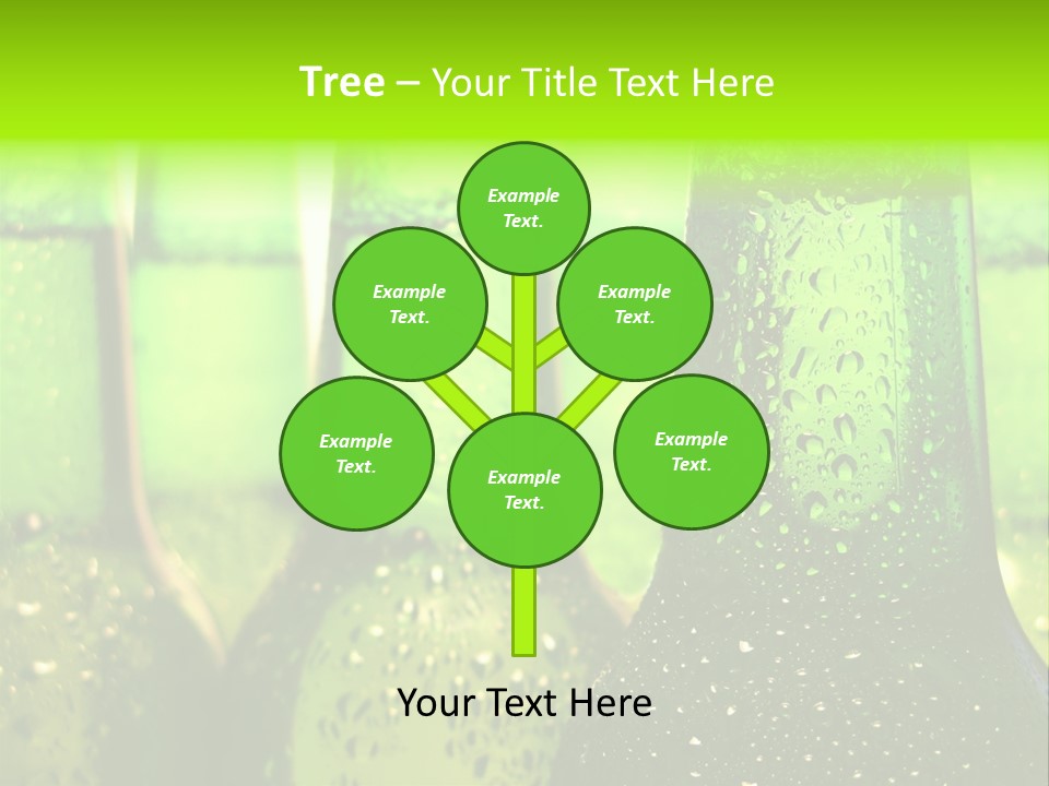 Wet Alcohol Fridge PowerPoint Template