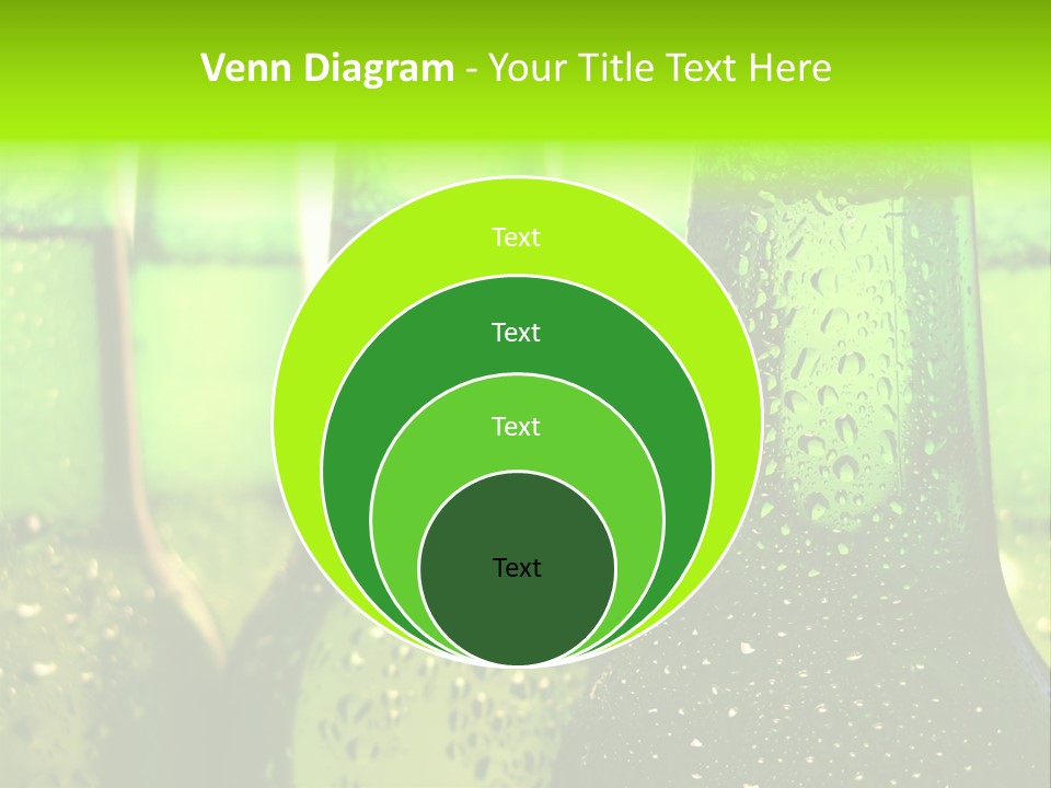Wet Alcohol Fridge PowerPoint Template