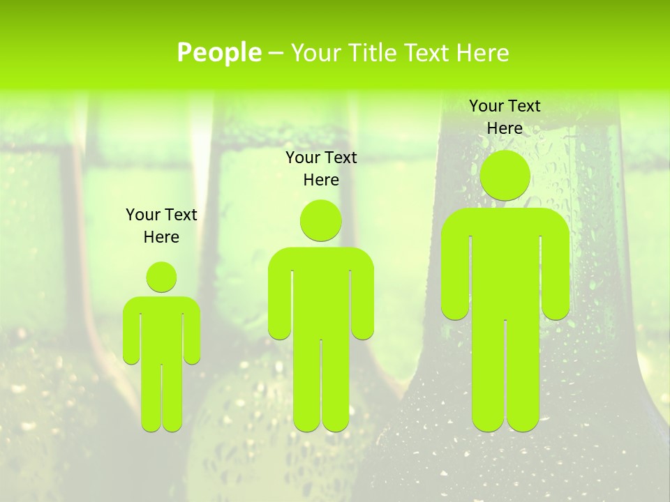 Wet Alcohol Fridge PowerPoint Template