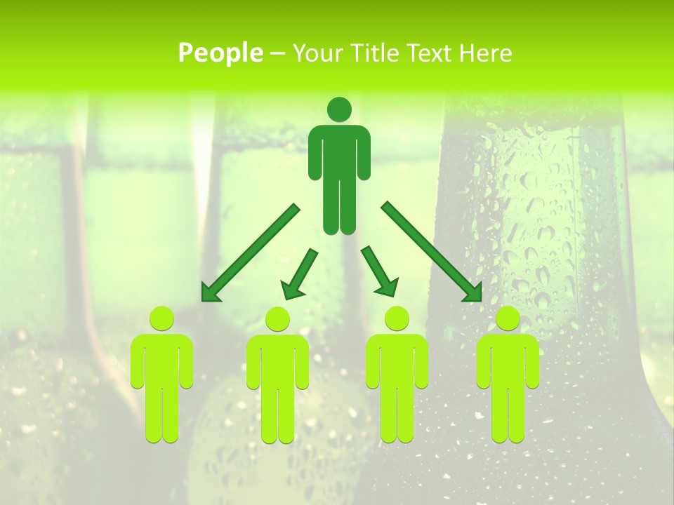 Wet Alcohol Fridge PowerPoint Template