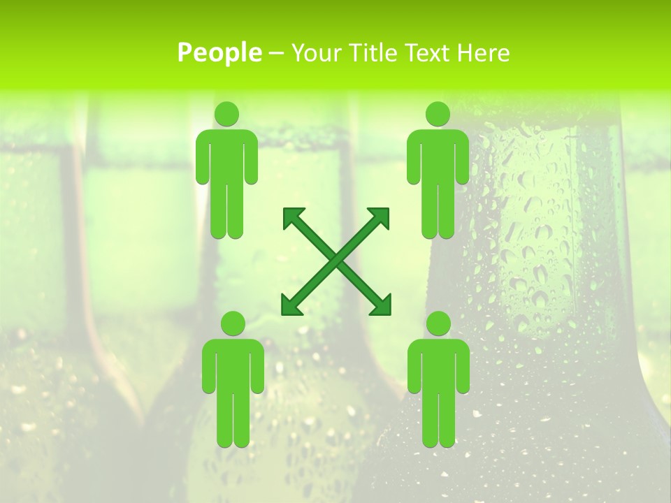 Wet Alcohol Fridge PowerPoint Template