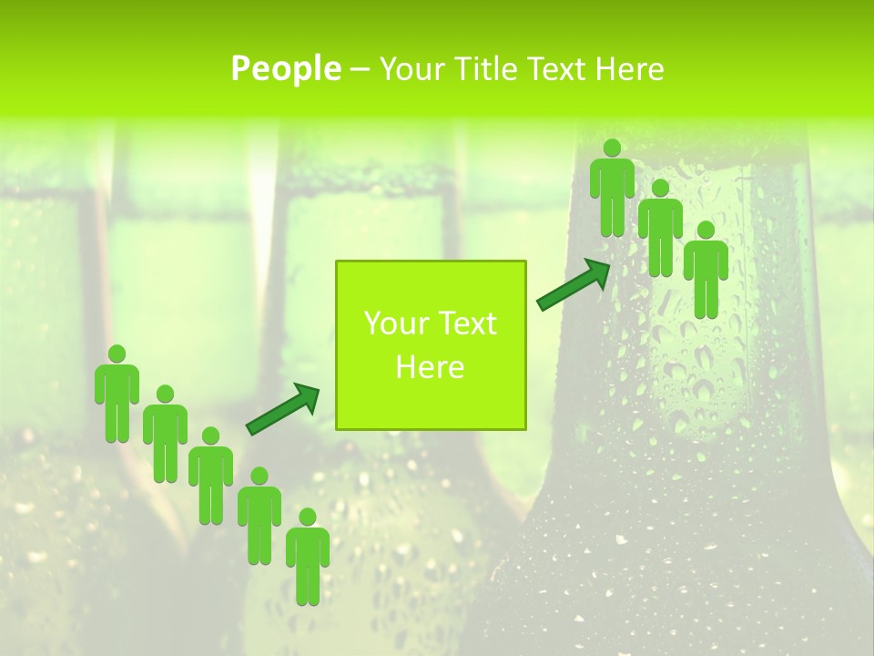 Wet Alcohol Fridge PowerPoint Template