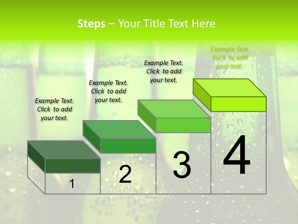 Wet Alcohol Fridge PowerPoint Template