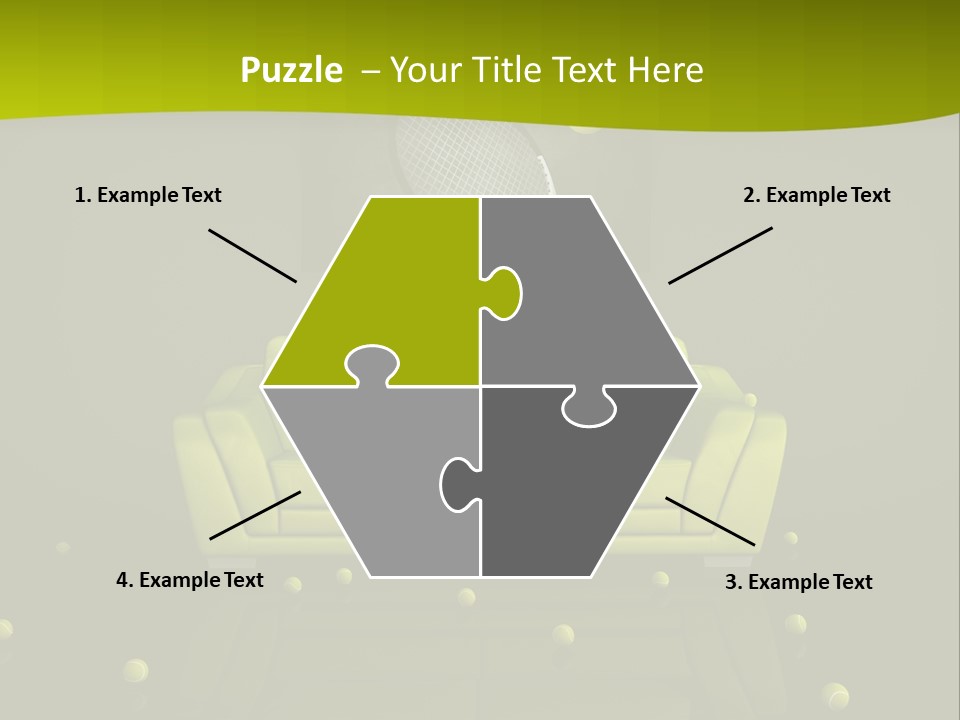 Dark Interior Green PowerPoint Template