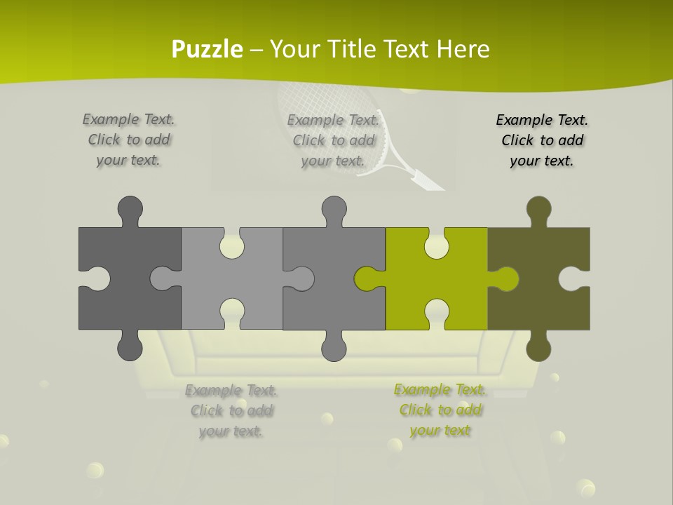 Dark Interior Green PowerPoint Template
