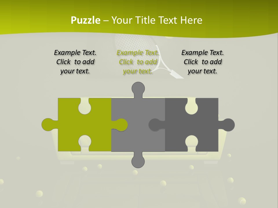 Dark Interior Green PowerPoint Template