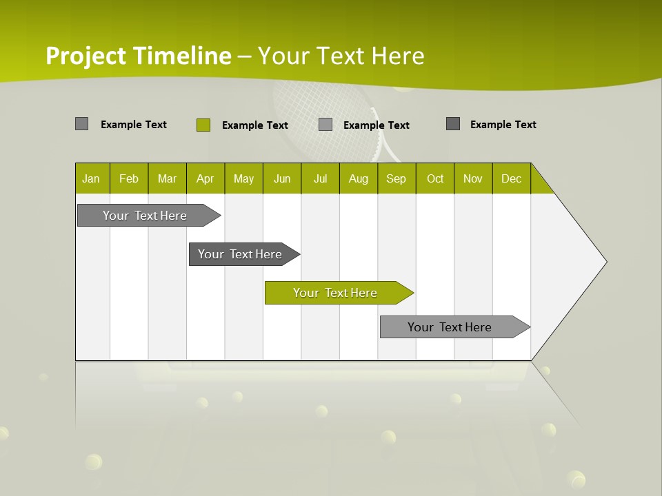 Dark Interior Green PowerPoint Template