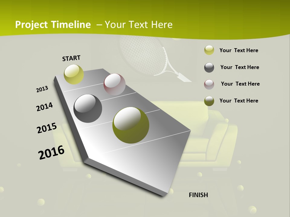 Dark Interior Green PowerPoint Template