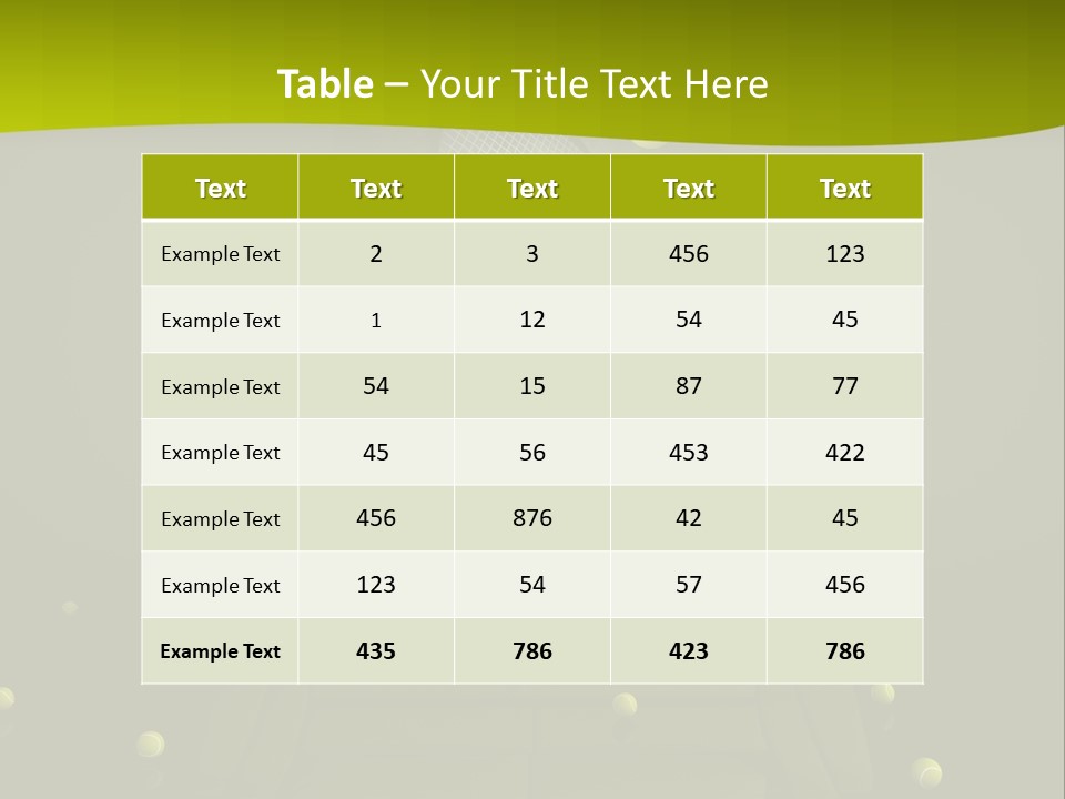 Dark Interior Green PowerPoint Template