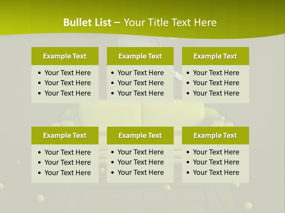 Dark Interior Green PowerPoint Template