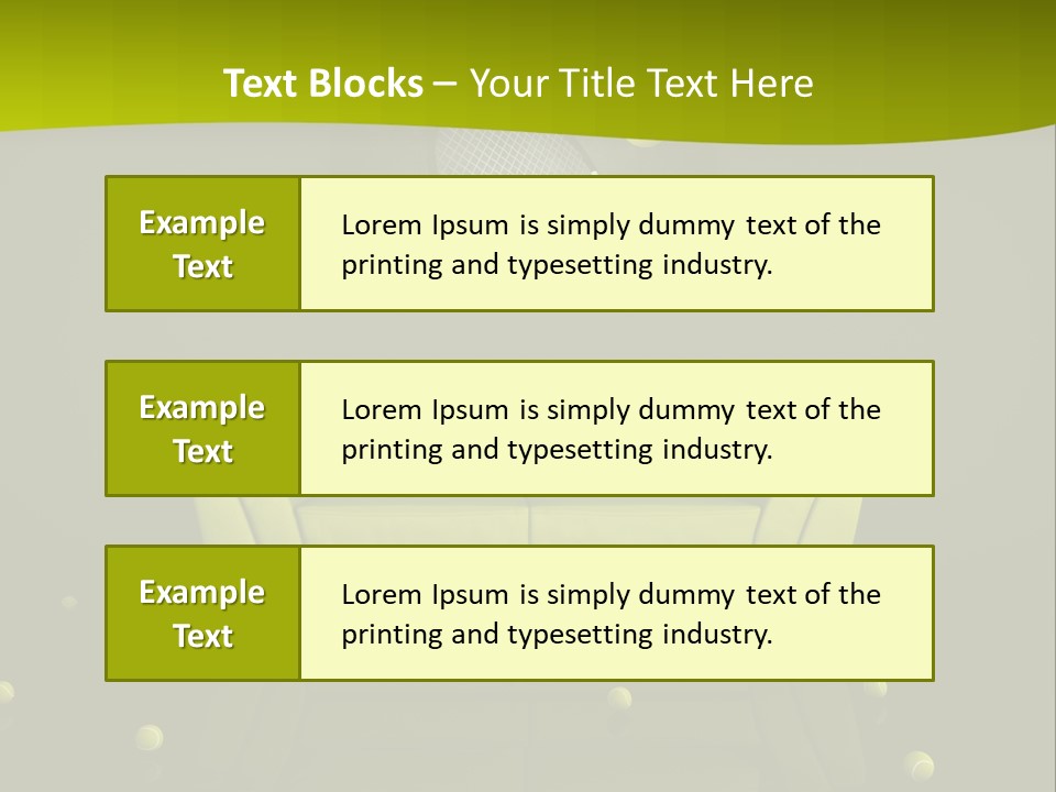 Dark Interior Green PowerPoint Template