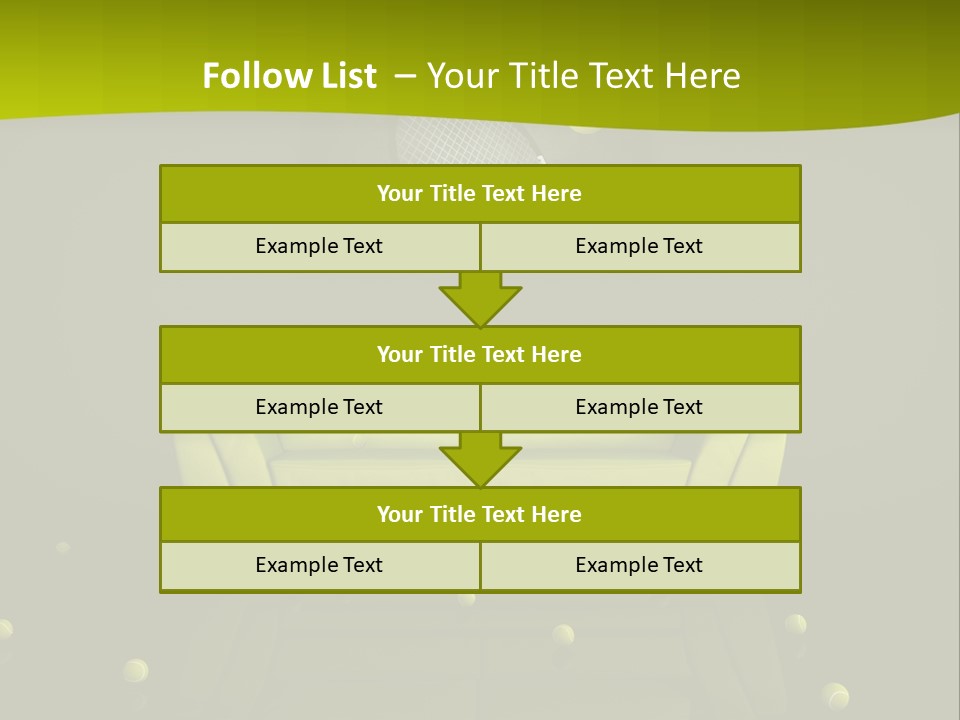 Dark Interior Green PowerPoint Template