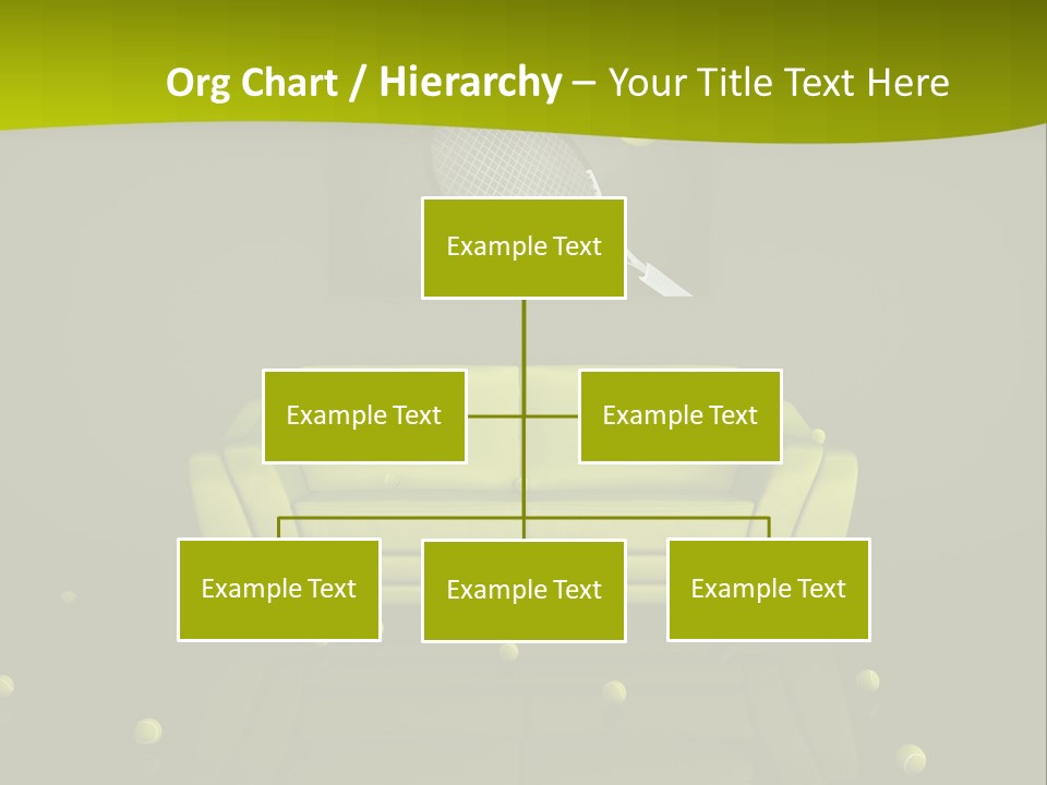 Dark Interior Green PowerPoint Template