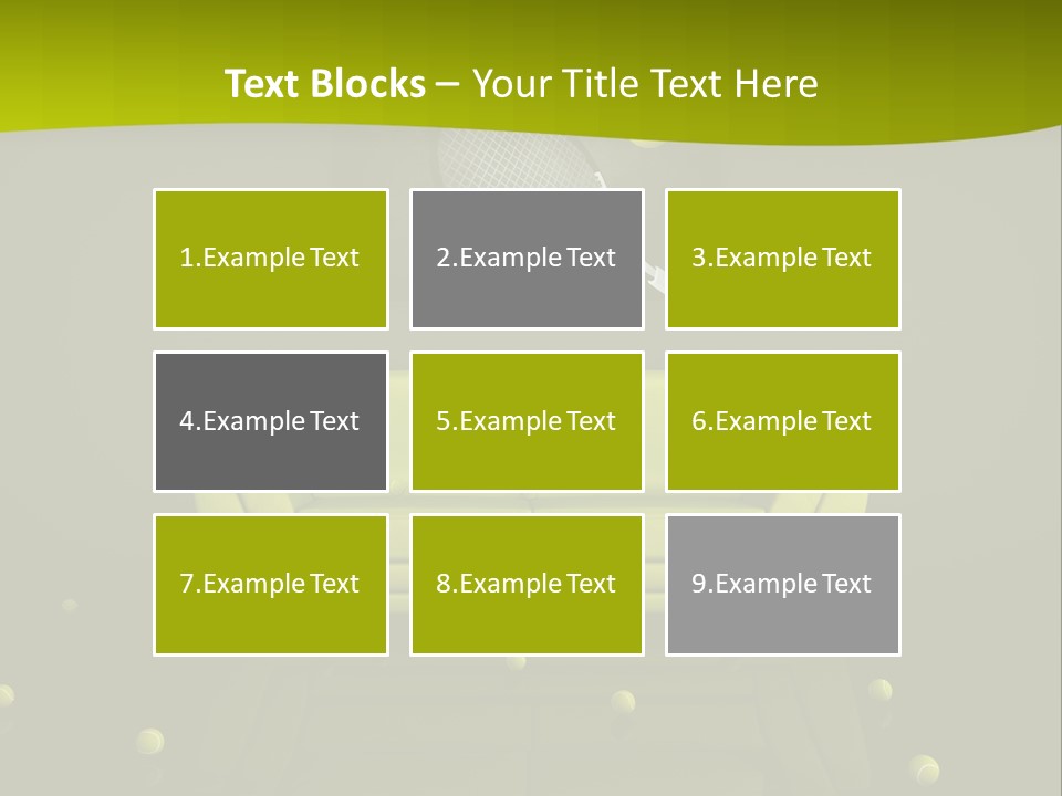 Dark Interior Green PowerPoint Template