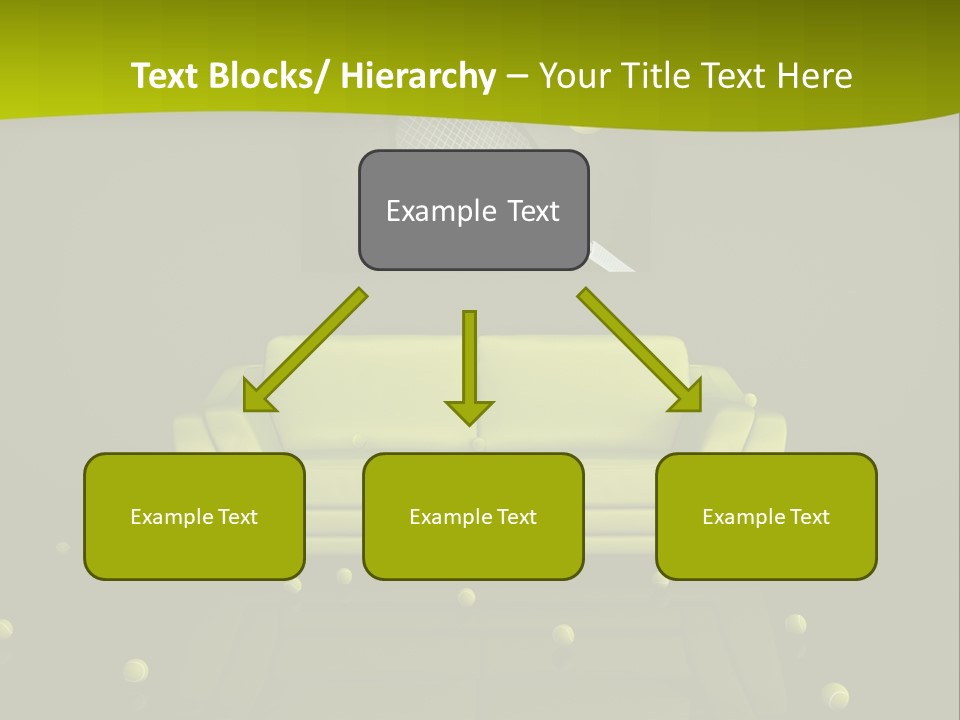 Dark Interior Green PowerPoint Template