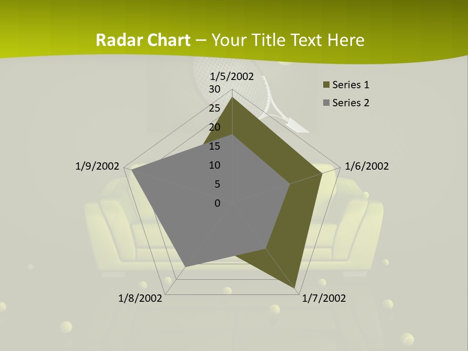Dark Interior Green PowerPoint Template
