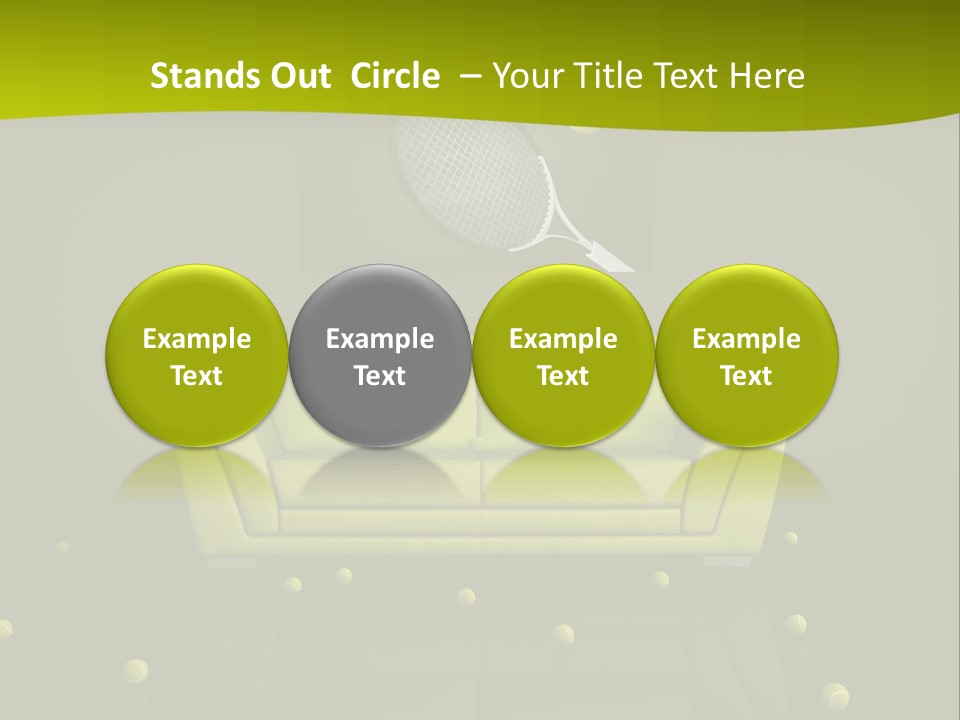 Dark Interior Green PowerPoint Template