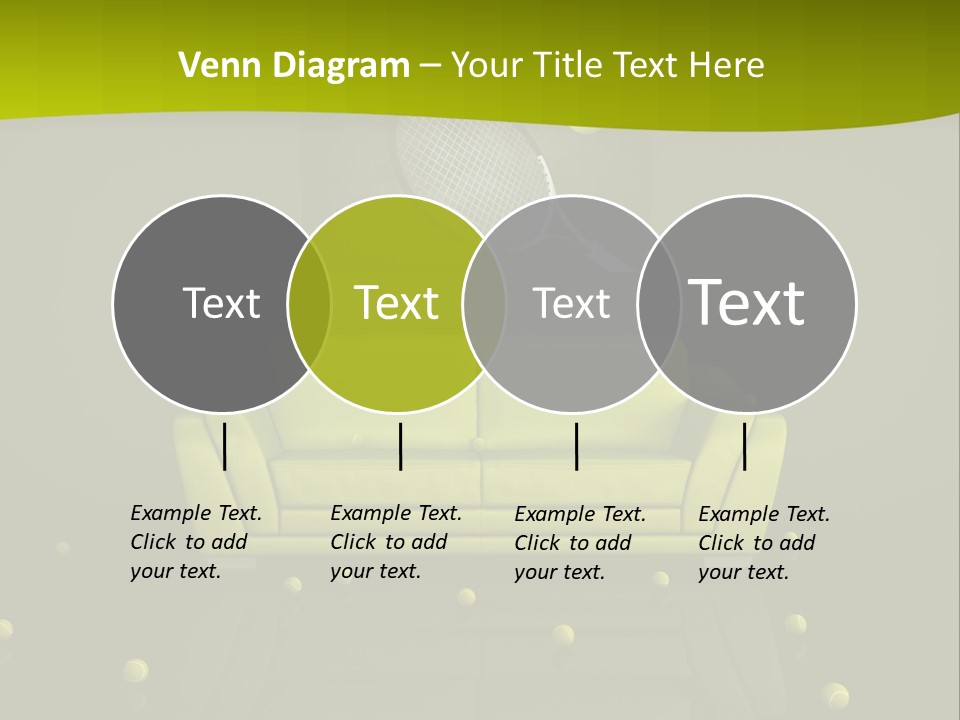 Dark Interior Green PowerPoint Template
