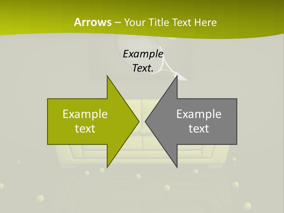 Dark Interior Green PowerPoint Template