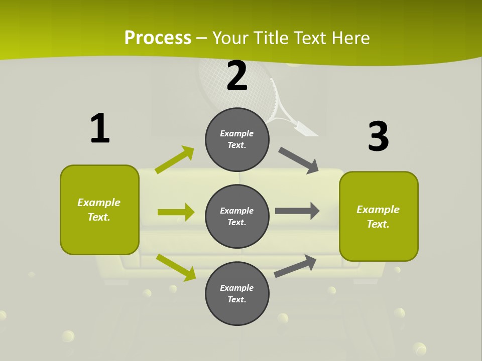 Dark Interior Green PowerPoint Template